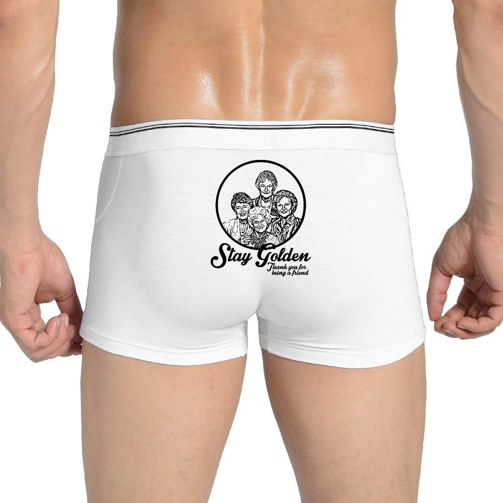 Designer Sexy Men's Comfortable Cotton The Golden Girls Satin Thongs Panties Padded Panties Underwear