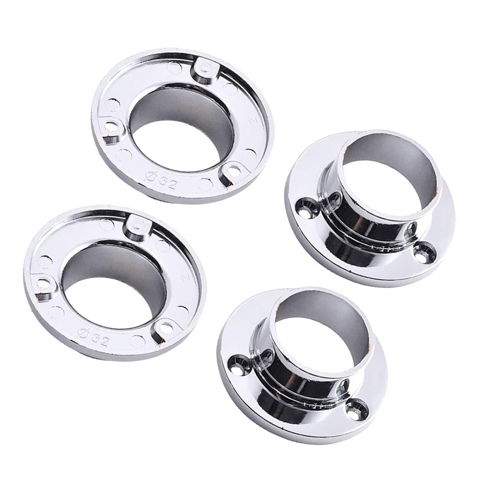 Flange Connectors Resistant Closet Connectors Wardrobe Joints Wardrobe Hardware for Long Term Use