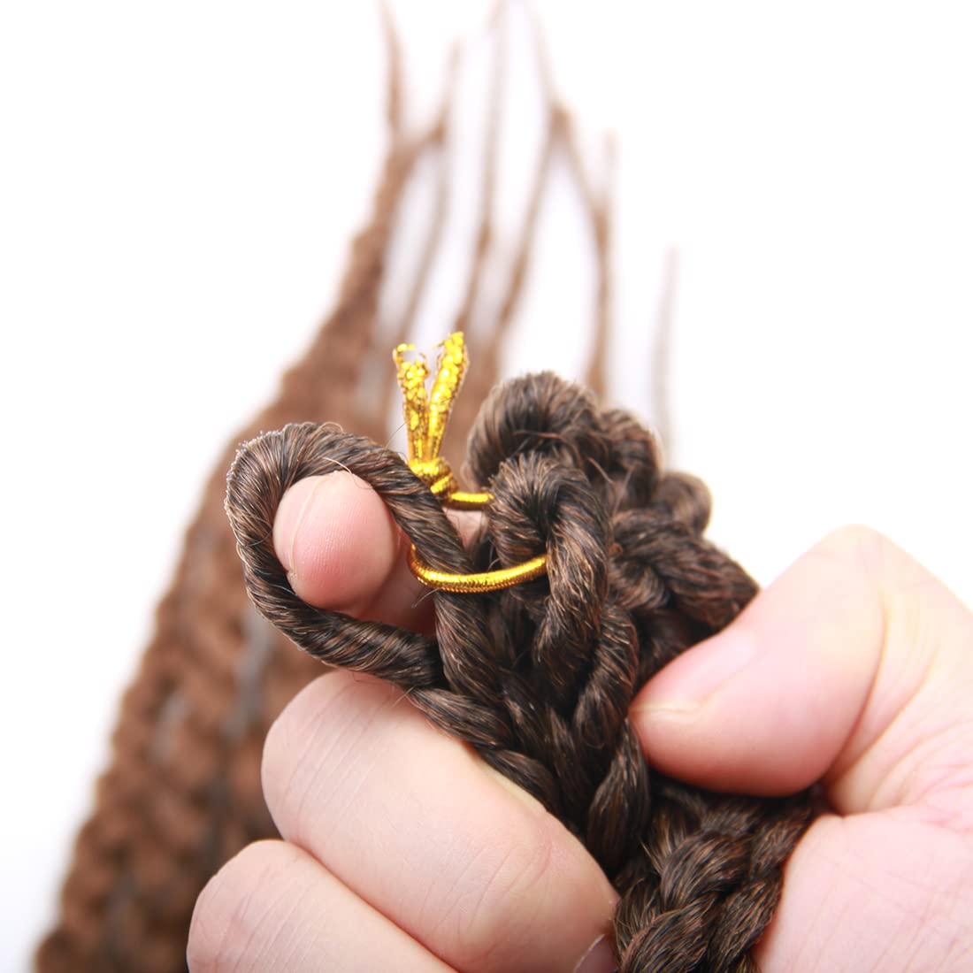 7 Packs Crochet Box Braids Pre Looped Box Braid Goddess Box Braids Crochet Hair Extensions Straight Crochet Hair For Black Women Crotchet Braid Hair Bundle (20 Inch（Pack of 7）, T1B/30#)