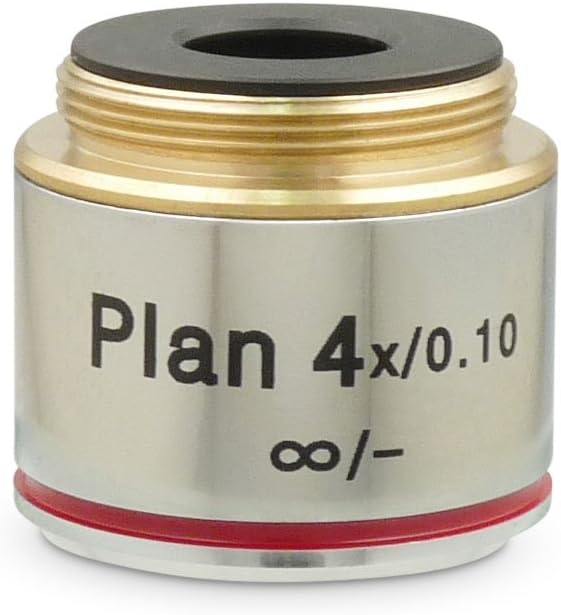 4X Infinity Corrected Plan Microscope Objective Lens