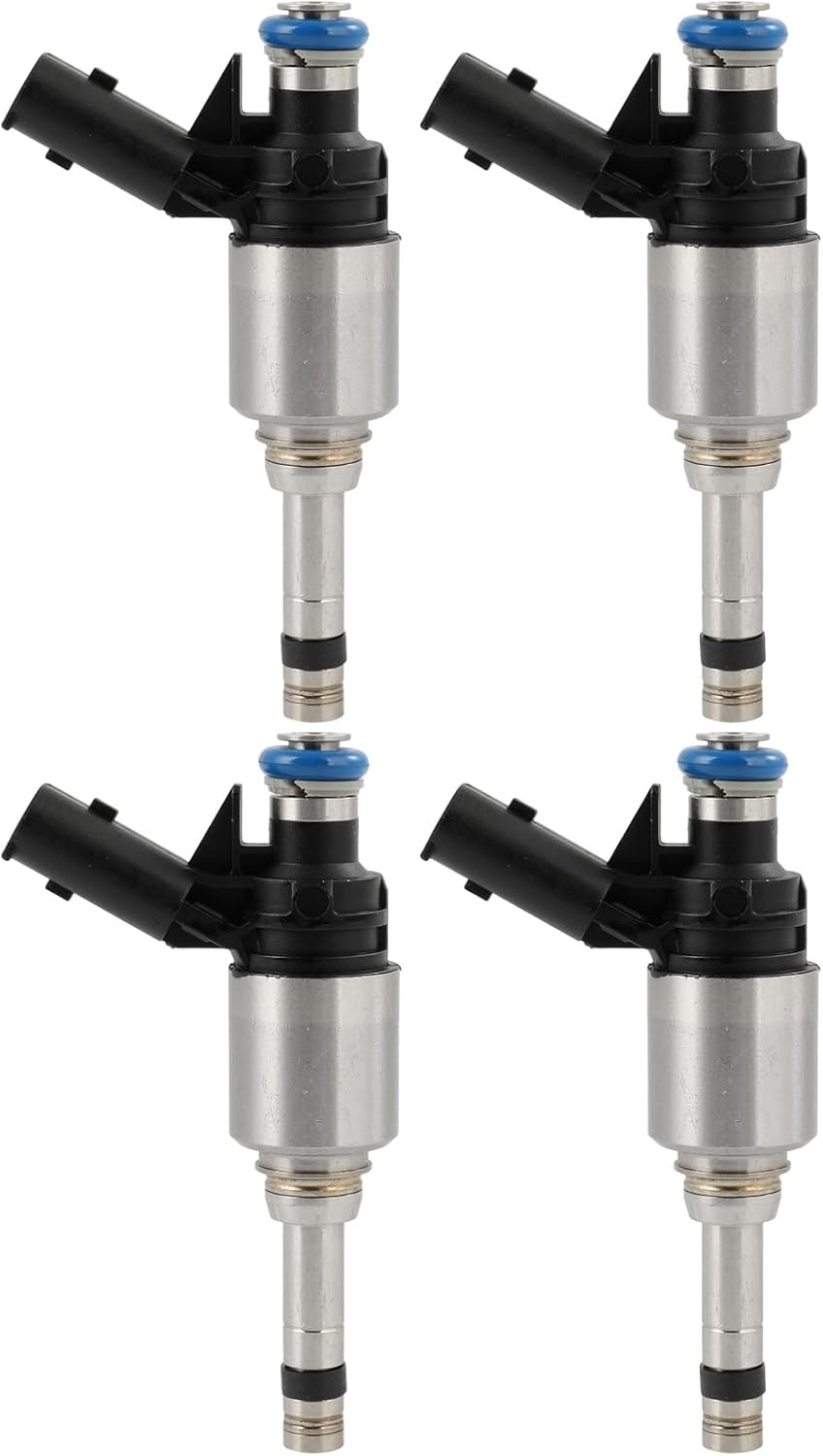 SCITOO 4PCS Fuel Injectors Replacement For 2019-2020 For Hyundai For Santa Fe, For 2017-2018 For Hyundai For Santa Fe Sport, For 2018-2019 For Hyundai For Sonata OEM FJ1438, 353102GGA1 6 Holes