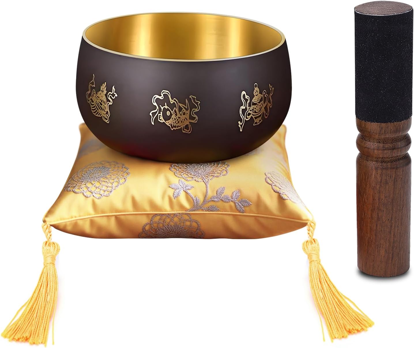 Tibetan Singing Bowl Set — Meditation Sound...