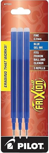 Miniatura 2 de Pilot FriXion recarga de bolígrafo de tinta de gel, paquete de 2, Azul