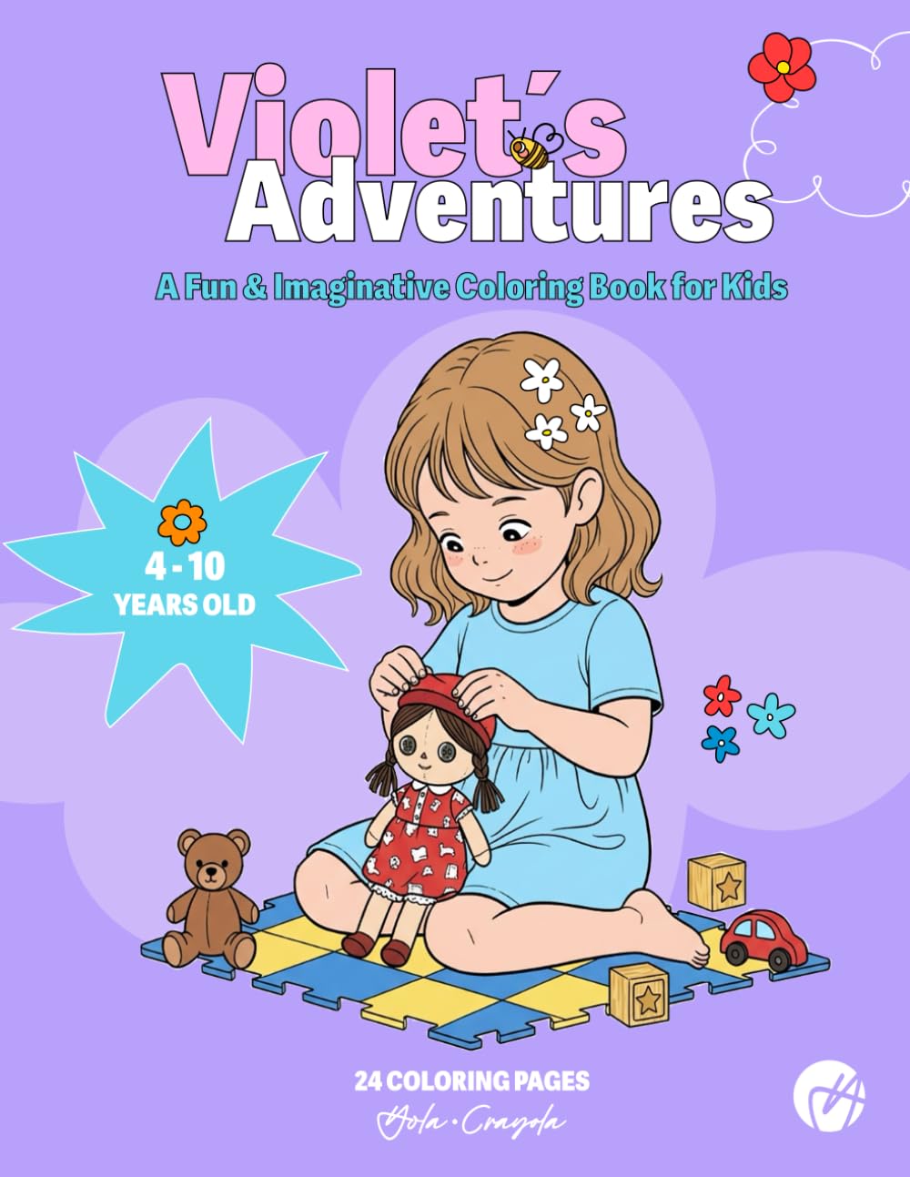Violet´s Adventures: A Fun & Imaginative Coloring Book for Kids