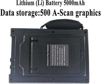 Ultrasonic Flaw Detector Weld Testing Equipment Flaw Detection Tools with Dynamic Range 32dB Frequency Range 0.2-20MHz Material Velocity 1000-15000m/s Data Storage 500 Channels IP65 Standard