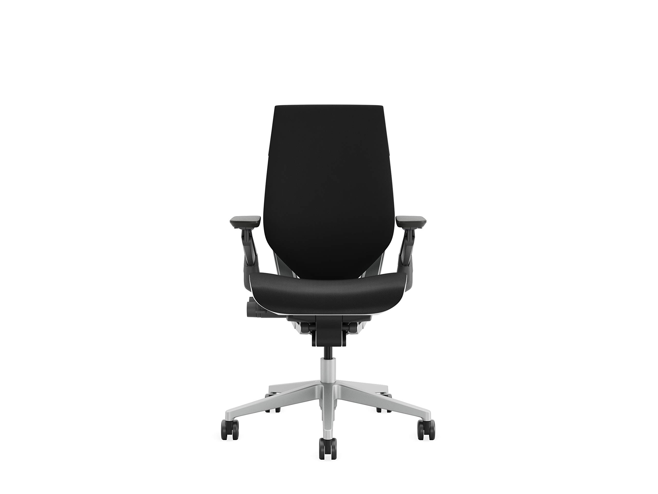 Steelcase Gesture Office Chair Cogent Connect Licorice Fabric, Low