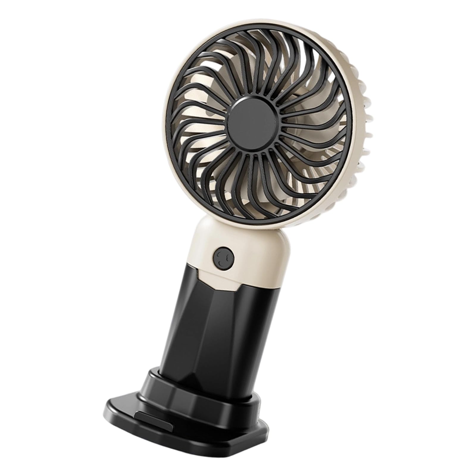 Elnwnnkc Small Handheld Fan Air Blower with Phone Stand 3 Speed Adjustable Rechargeable for Travel Home Camping Outdoor USB Rechargeable Fan