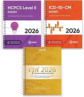 AMA CPT Book, ICD-10 Code Book, HCPCS Book - 2026 Physician Bundle by AAPC