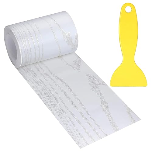 Cinta de reparación de grano de madera realista de 4 pulgadas x 33 pies, parche de reparación de grano de madera autoadhesivo para mesas, sillas,