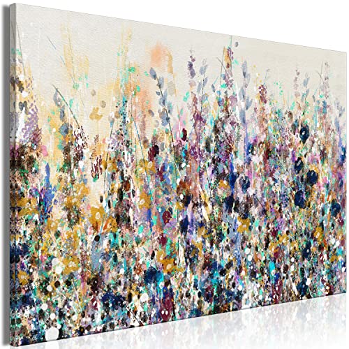 Quadri Moderni Set 7 Pezzi Con Fiori - Stampe Su Tela Pronti Da Appendere - N010171a Novart Quadros Made In Germany