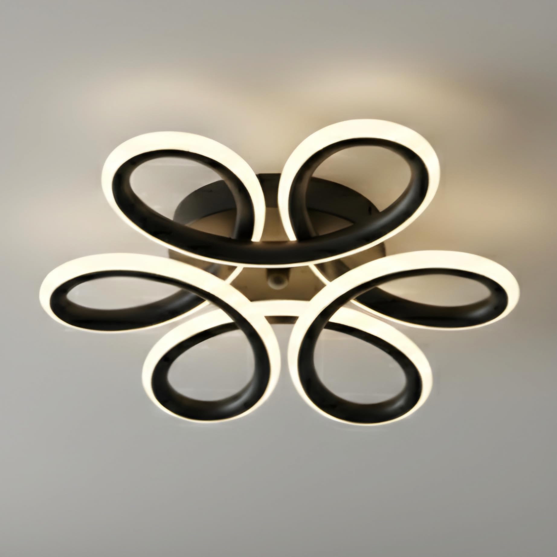 VERITY 50W LED Ceiling Light | 3 Color Modes (Warm, Natural, Cool) | High CRI ≥97 | Eye-Protecting Soft Light | ABS+PC Body | BIS Certified | Ideal for Bedroom, Study, Pooja & Corridor (Clover)-image-27
