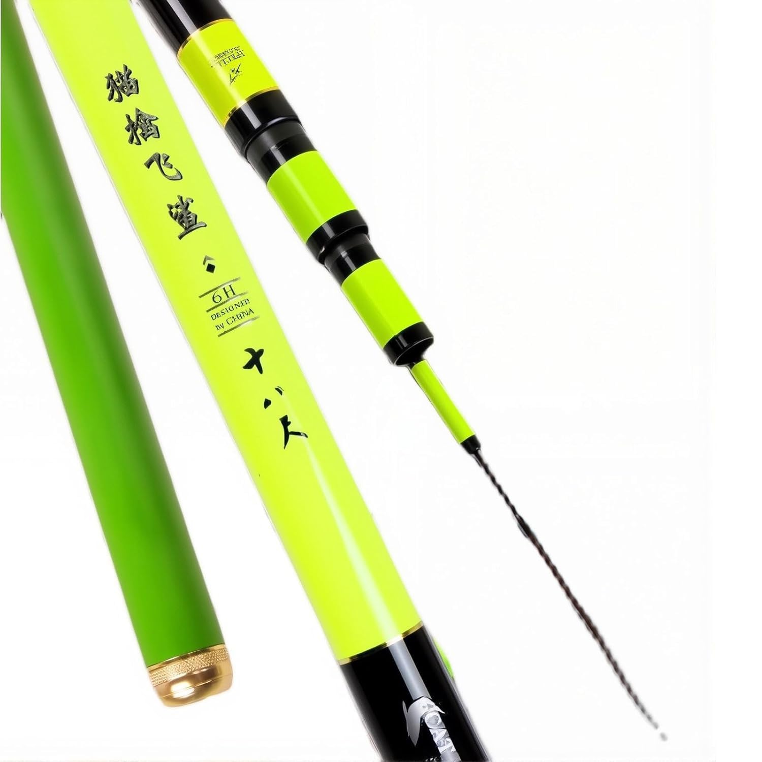 HUSHDML Telescopic Carbon Fibre Fishing Rod 3.6m–7.2m Ultralight Super-Stiff Hand-Held fishing rod for Long Fishing Sessions