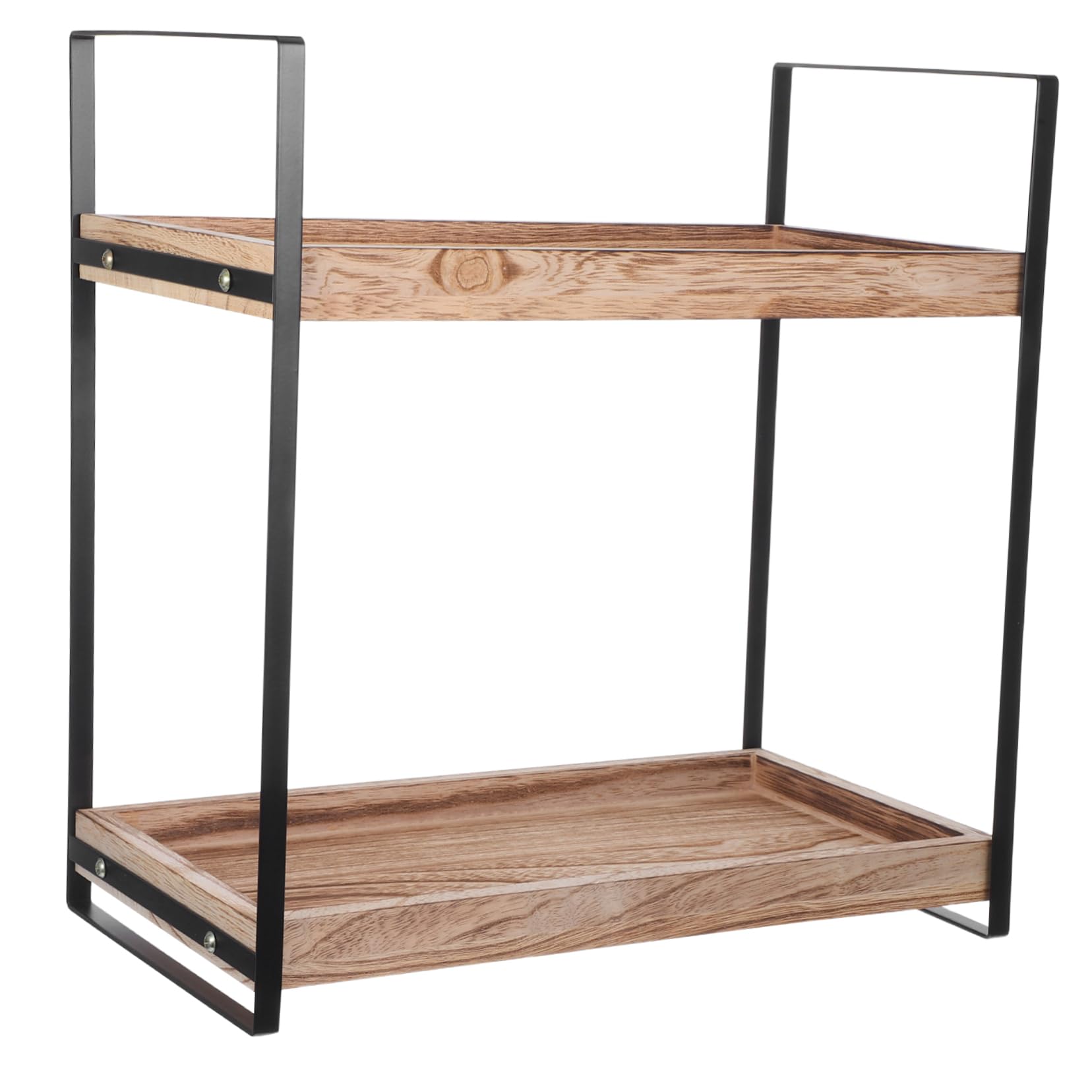 Stehendes Gewürzregal Aus Holz Für Küchentheke Regal Als Badezimmer-organizer Für Toilettenartikel Eckregal Zum Aufbewahren Von Kosmetik Und Dekor
