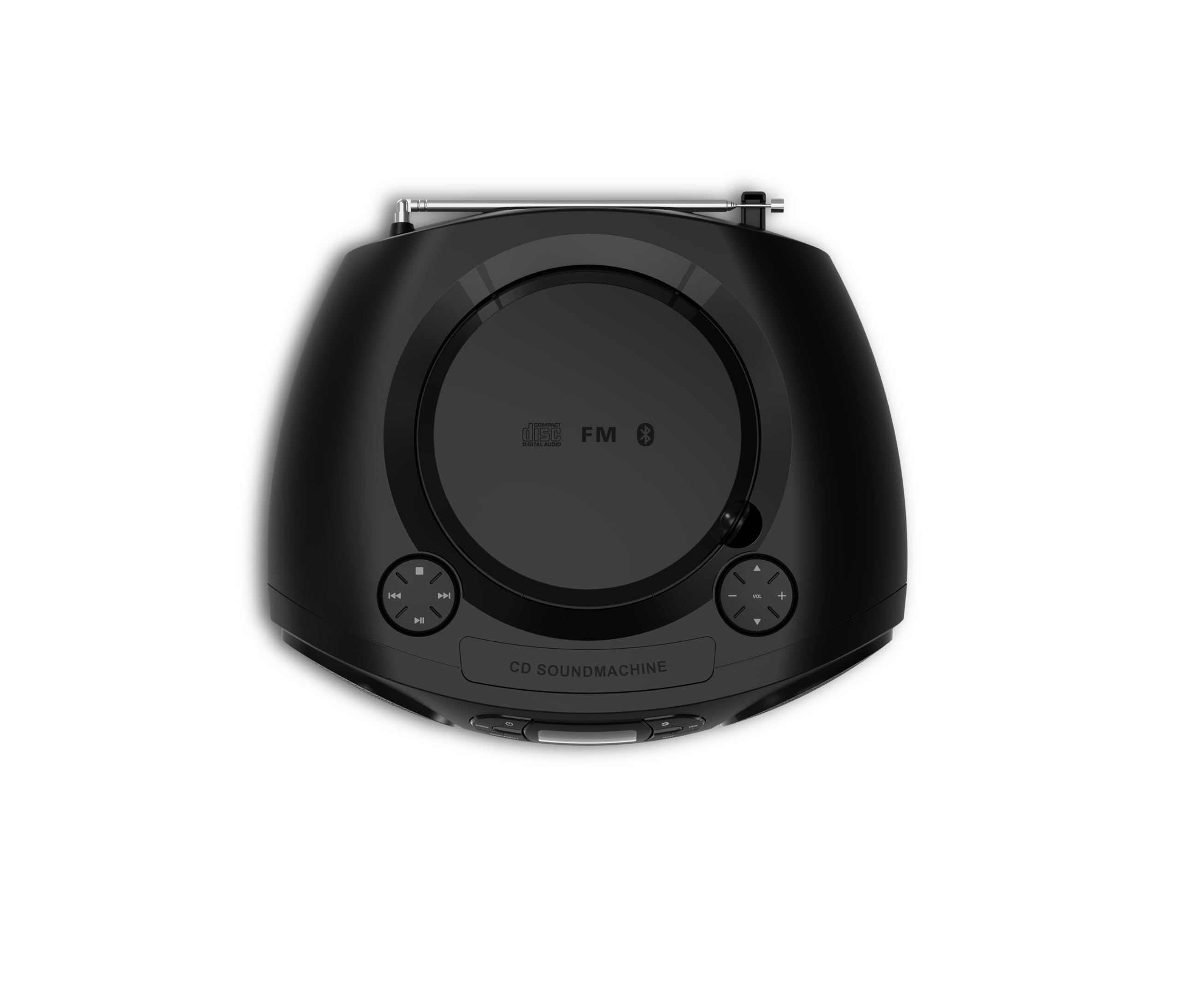 Philips TAZ2000 CD Soundmachine portatile con Radio FM, Bluetooth 6.0, USB, Altoparlanti stereo 6W, Nero