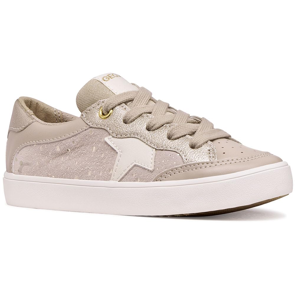 Geox J GISLI Girl C Trainers, Beige, 29 EU
