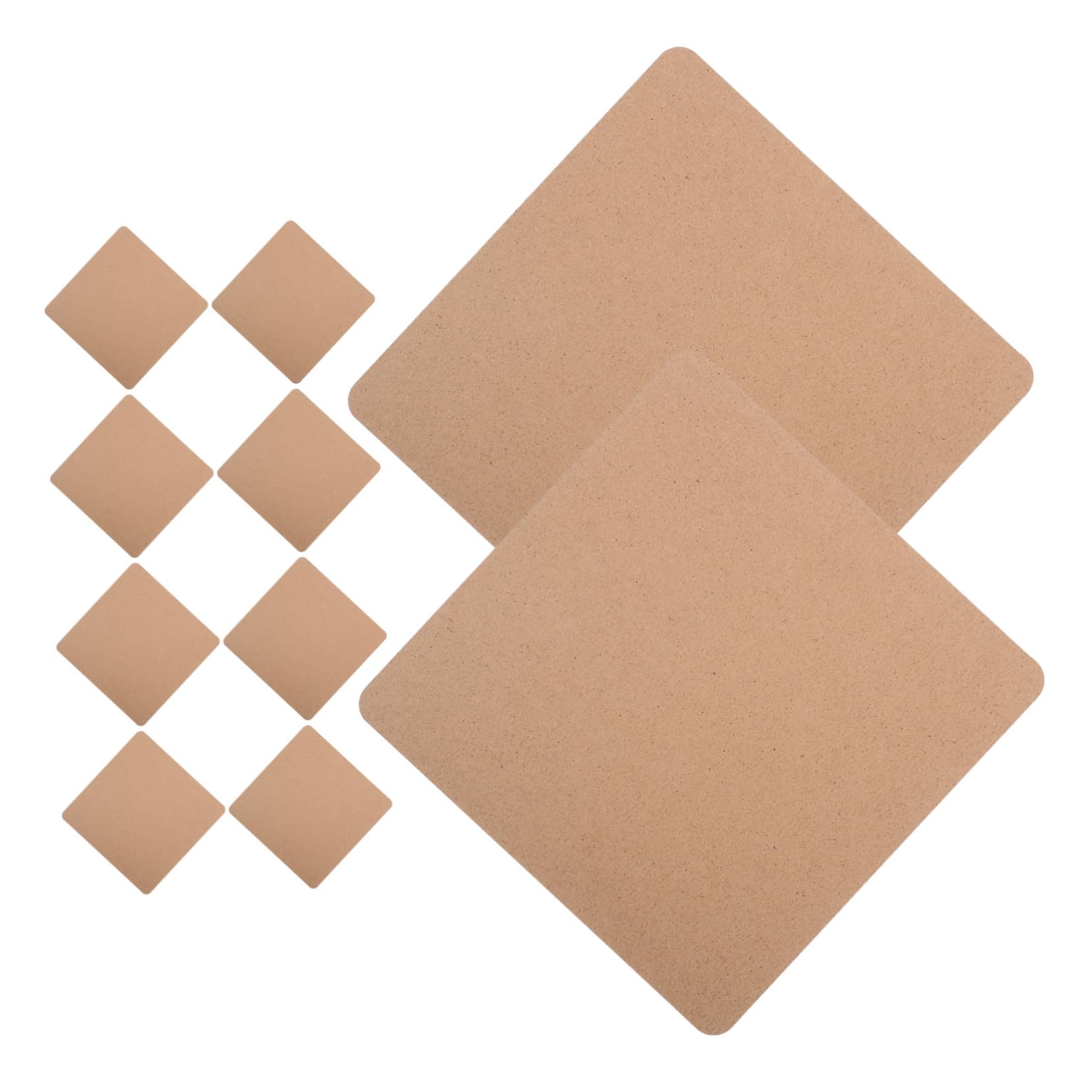 LIFKOME 10pcs DIY Clay Board for Pottery Crafting Sturdy Backing Board for Handmade Art Projects for Air Dry Clay and Unique Artwork Creation