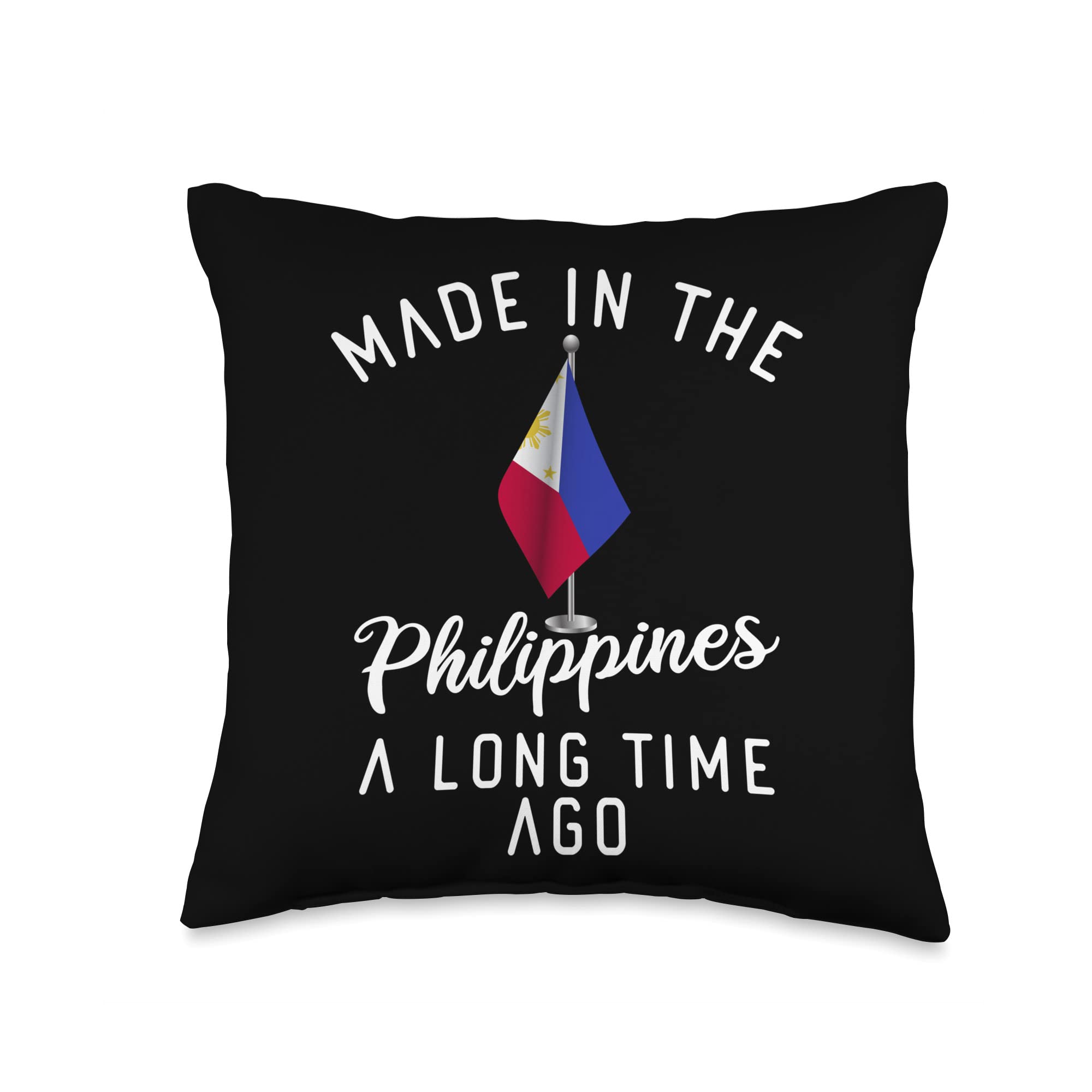 Philippines Pride Filipina Proud Pinoy Pinay Throw Pillow, 16x16, Multicolor