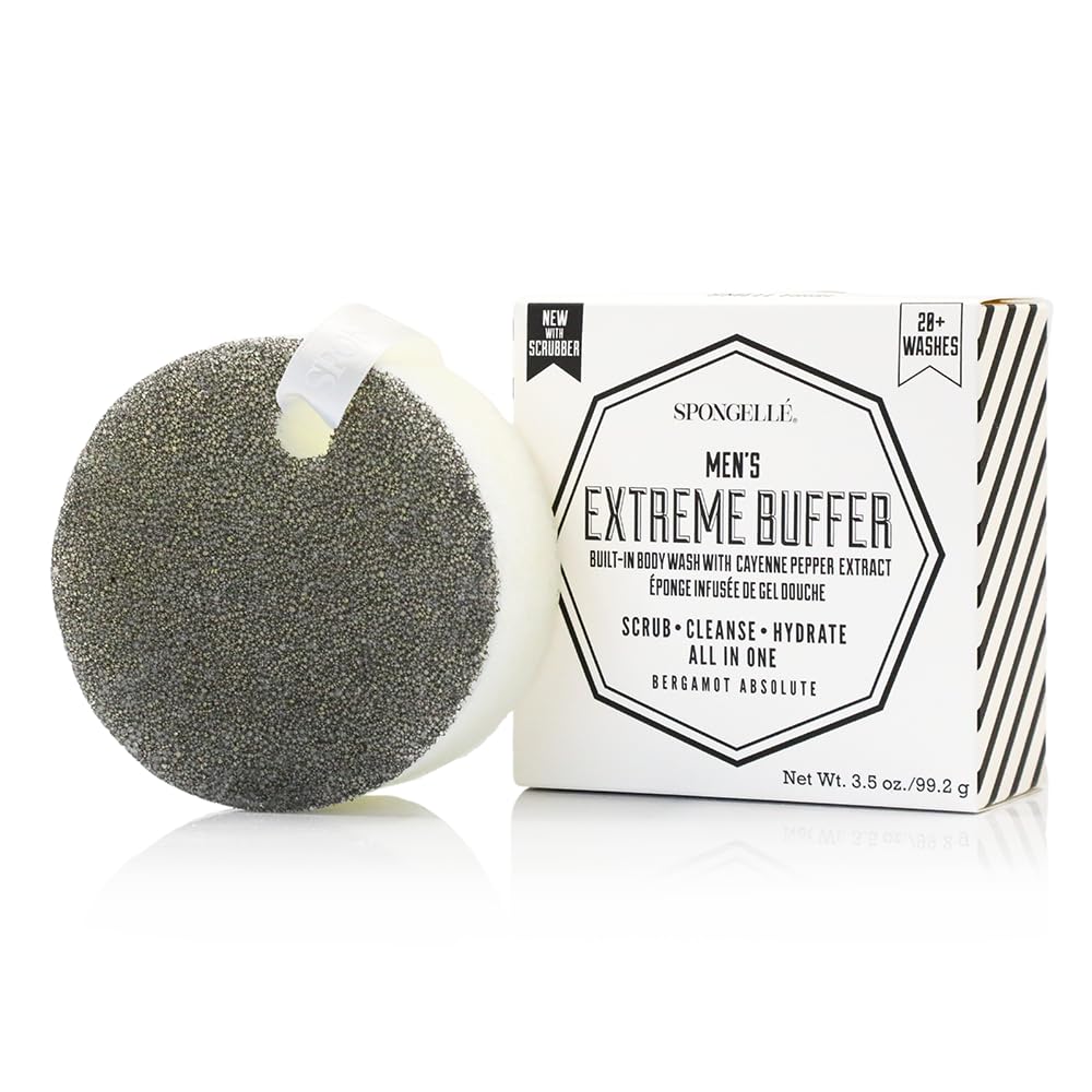 Spongellé Men's Extreme Buffer, Bergamot Absolute