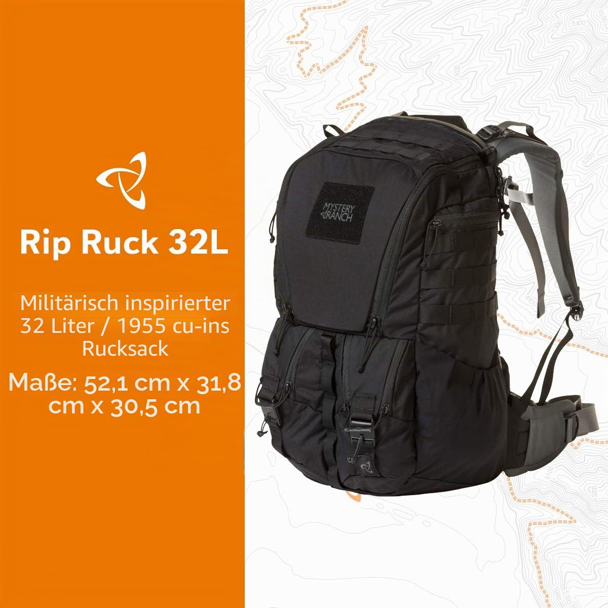 Mystery Ranch Unisex Rip Ruck 32 Rip Ruck 32-Wood-L/XL