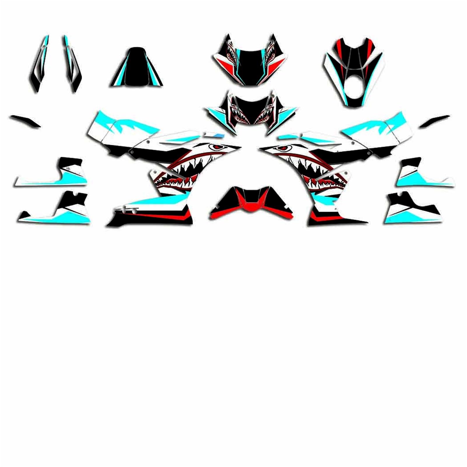 for RC 125 200 390 2014 2015 2016 2017 2018 2019 2020 Motorcycle Graphics Decals Stickers Kit