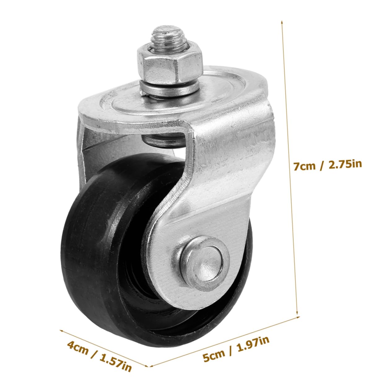 SOLUSTRE Hydraulic Jacks 2pcs Replacement 2 Ton Jack Casters Easy to Use Floor Jack Casters
