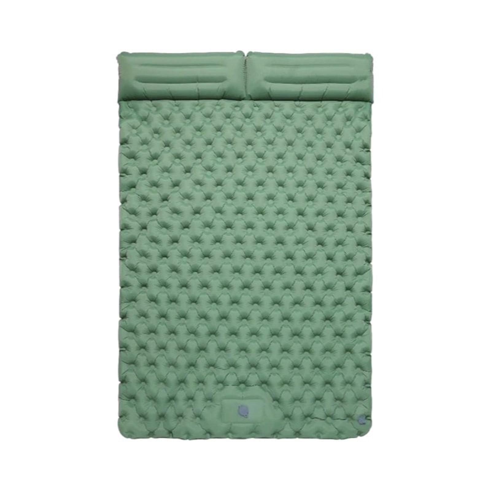 Materac dmuchany Outdoor Camping Nadmuchiwany materac Bardzo szeroki karimata Ultralekka mata do spania na łóżko składane Mata kempingowa do spania(Army green)