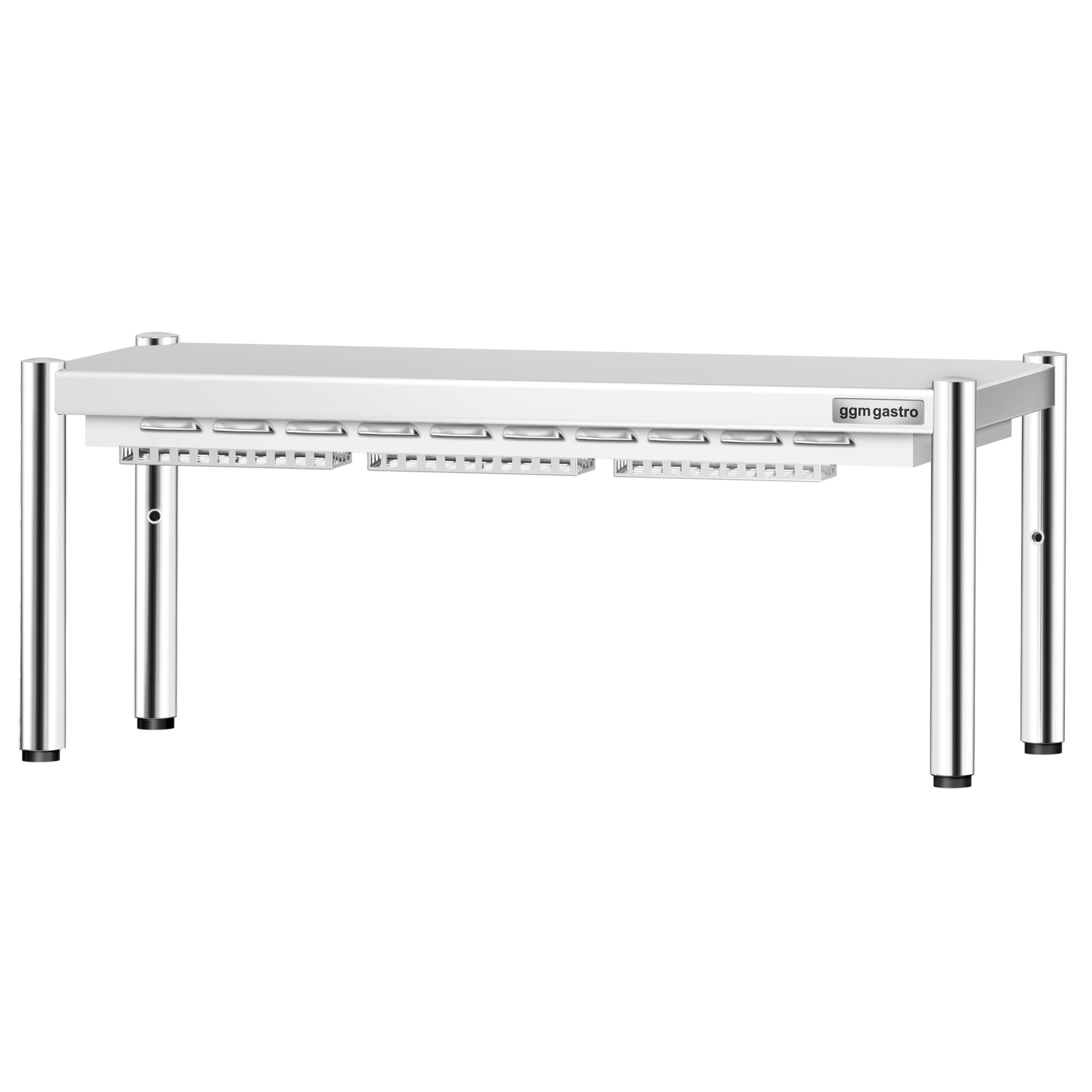 GGM Gastro | AB1K124#KBK11-3 | Wärmebrücke mit Keramikstrahler - 1200x370mm - 1,05 kW - 1 beheizte Etage