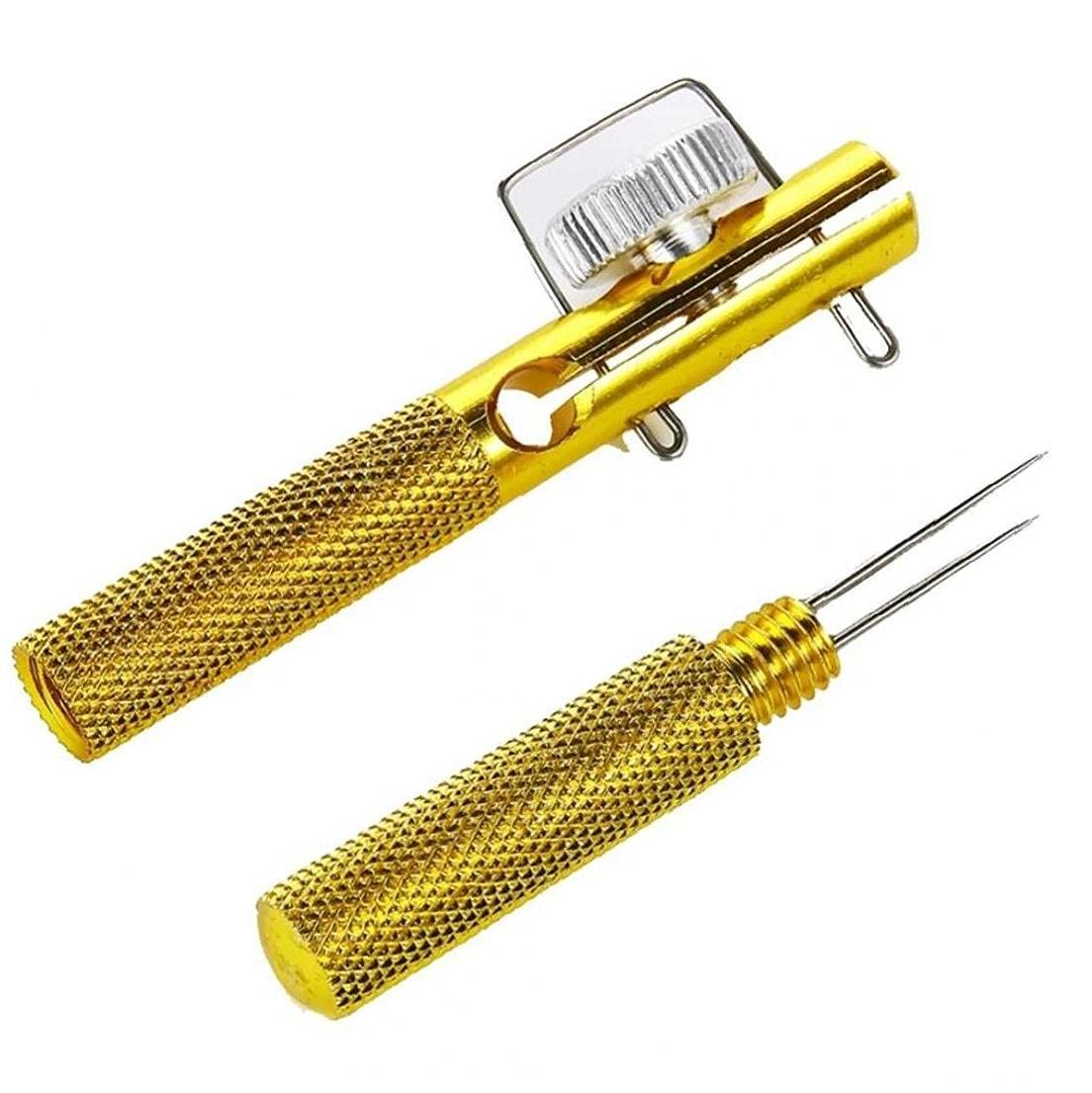 Onsinic Golden 1Set Quick Hook Tier Loop Tyer Fishing Knot Tying Tools With Subline Tie Knots Fishhook Remover Combo Fit