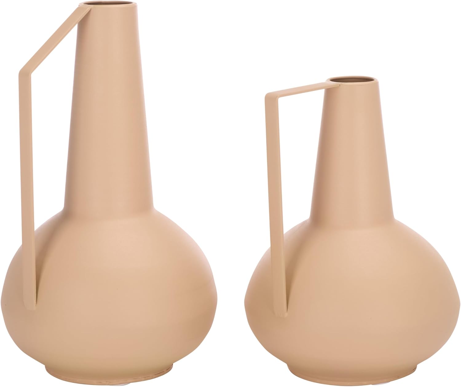 SAFAVIEH Home Collection - Reign Marble Vase Set of 2, Black & Rust, Decorative Stone Sculptures for Flowers and Candles (RDC4024A-SET2)