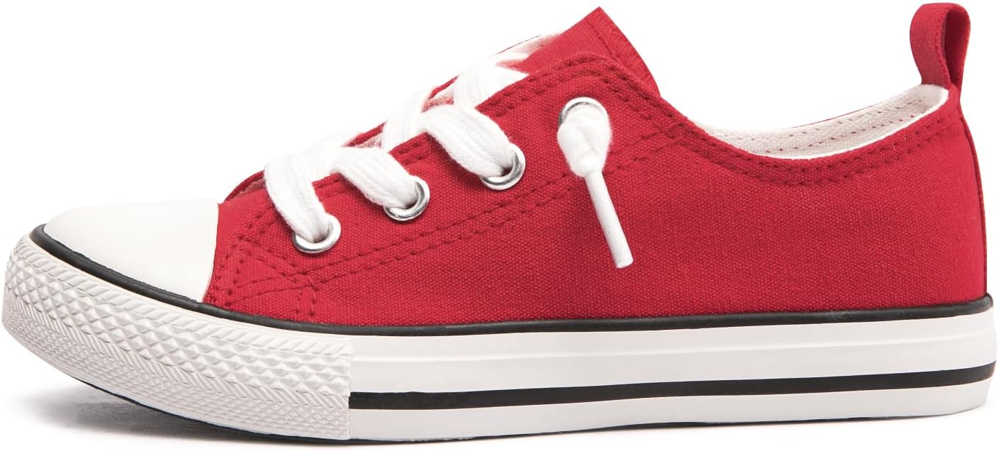BENEKER Boy Girls Canvas Shoes Slip on Sneakers Comfort Casual Walking Shoes for Little Kid Big Kid - Image 2