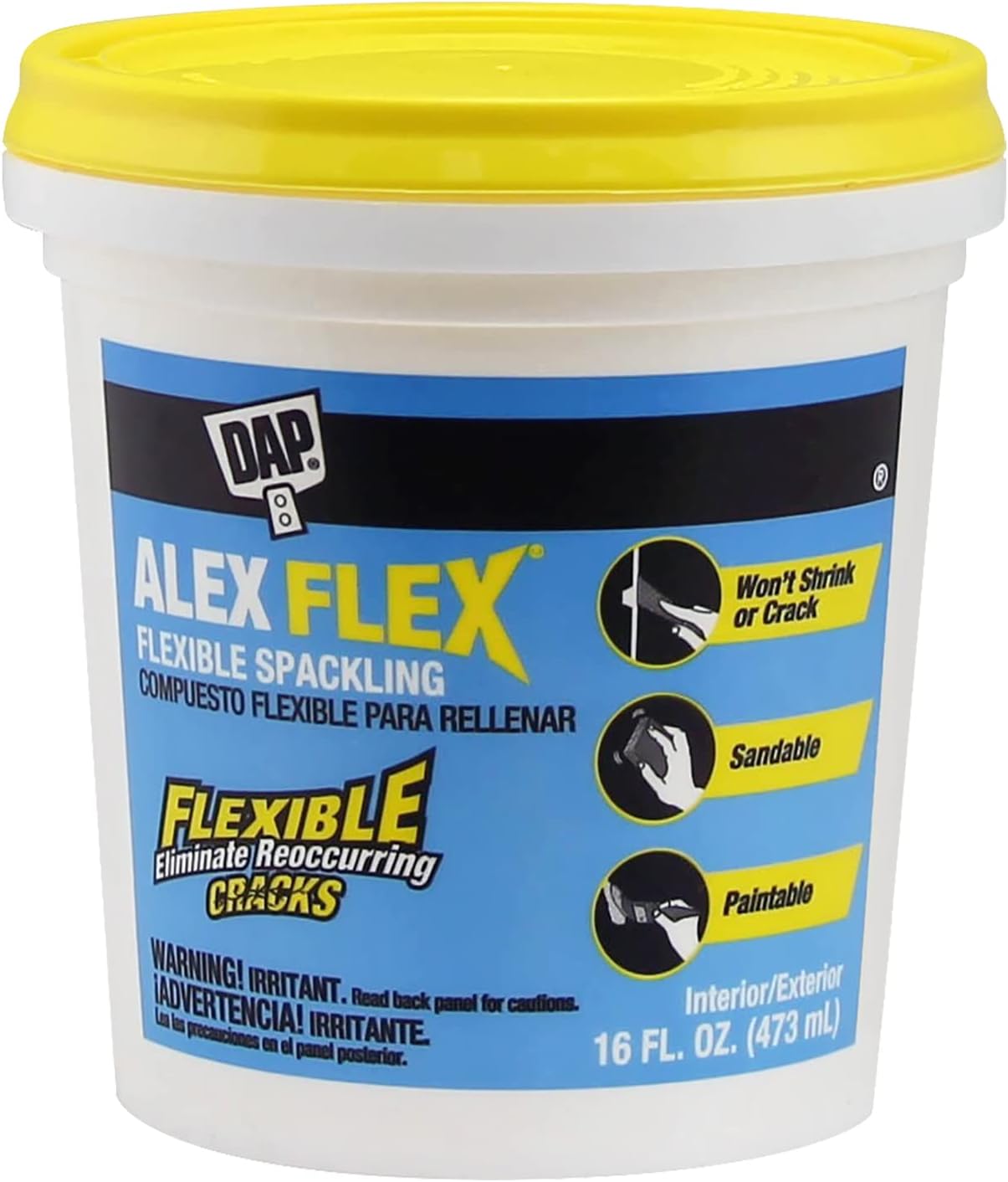 1 Pack : DAP Inc 18742 Alex Flex PT Spackling