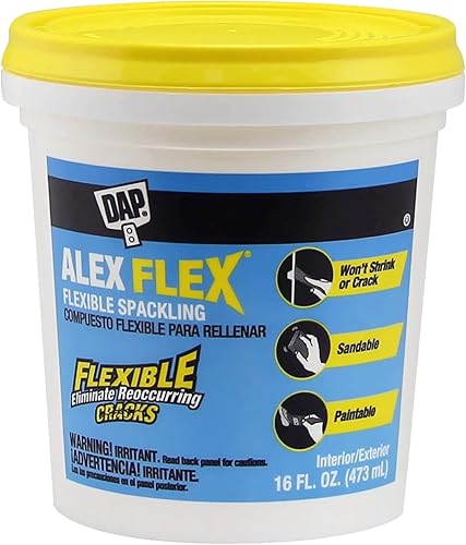 DAP Alex Flex Spackling flexible, blanco, 16 onzas (7079818742)