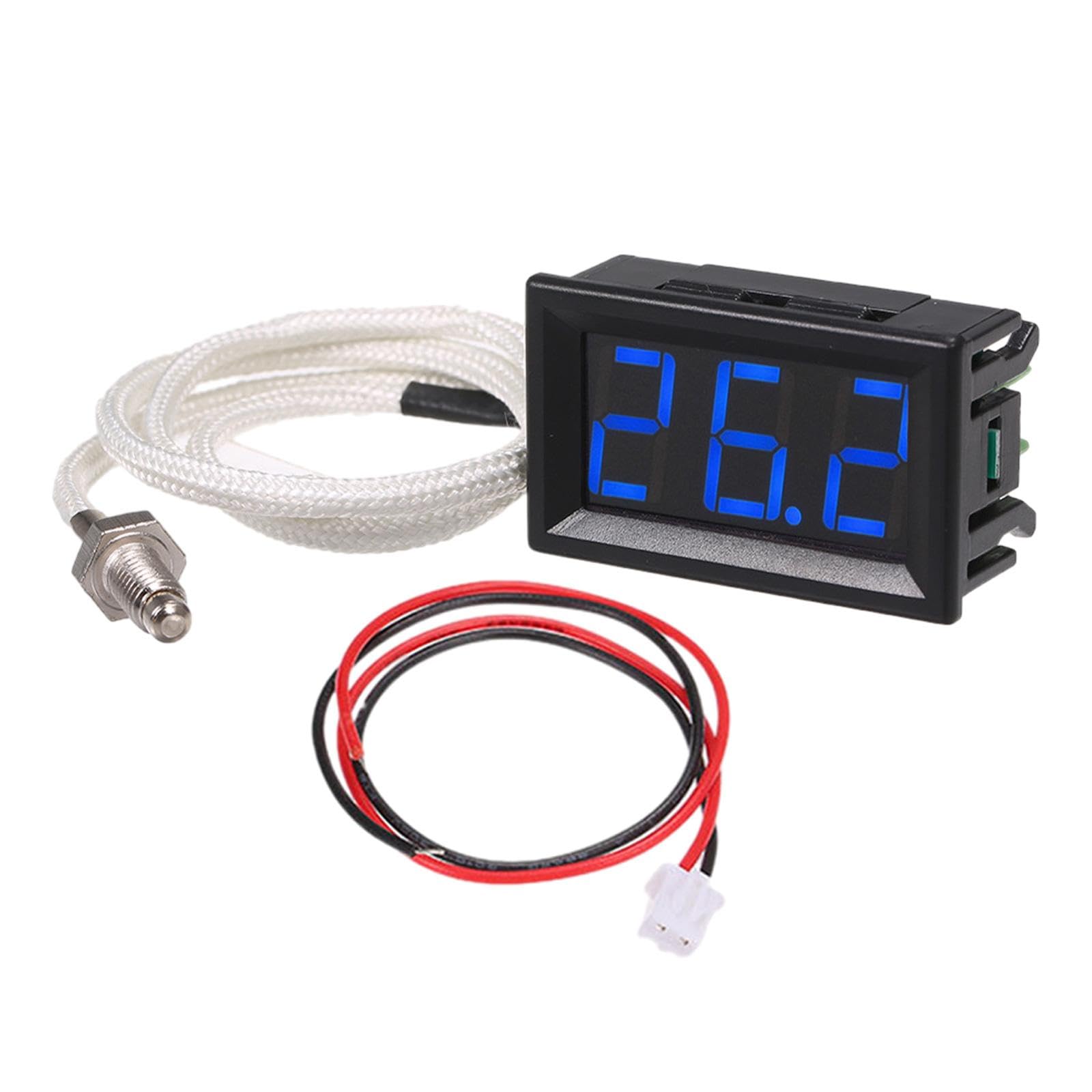 LOOM TREE® K Type Thermometer -30-800 Degrees for Garden Office Guitar Room Blue | Yard Garden & Outdoor Living | Garden Decor | Weather Stations-image-4