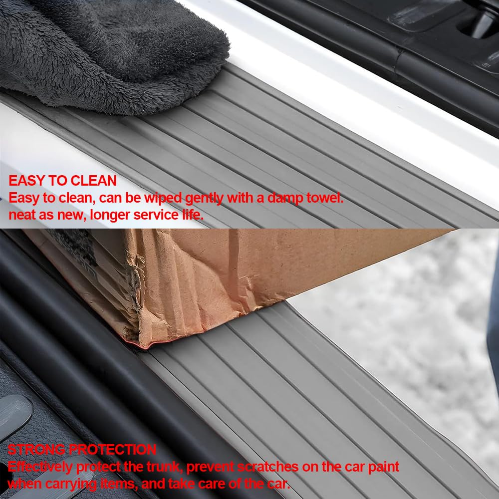 accessorypart Flexibele Kofferbakmat Compatible met Peugeot Expert 3 Traveller 2017-2024 Achter Bagageruimte Zwart