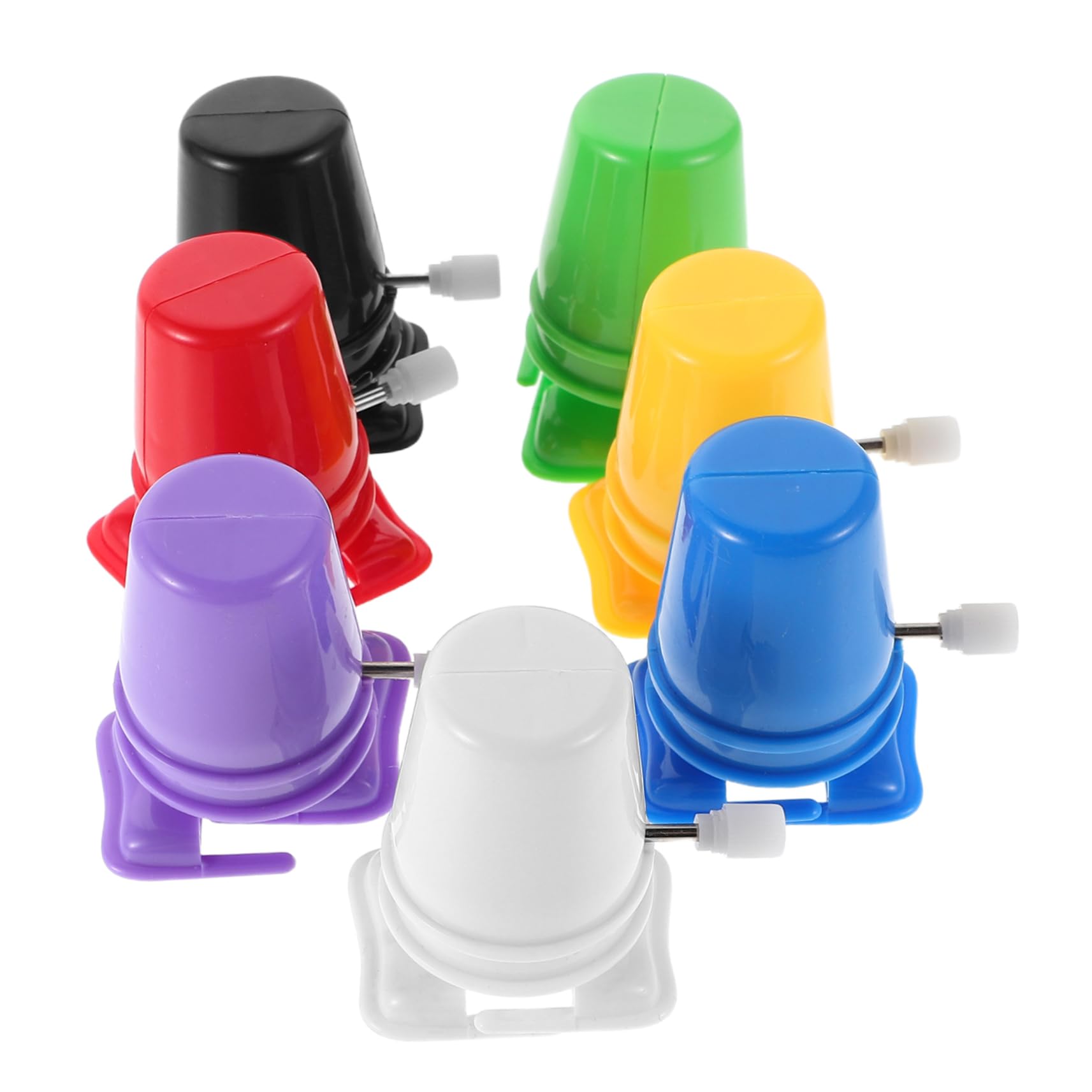 BCOATH 7pcs Windup Toy Movement: Mini Clay Crafts Accessories Clockwork Small Movements Repairing Fitting Supplies for Handmade Projects