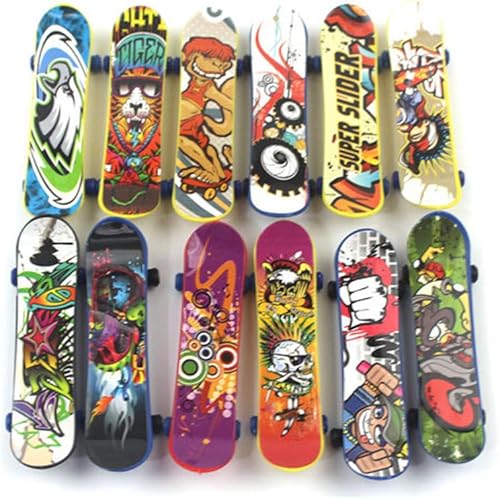Miniatura 5 de Finduat Mini patineta de dedos, juguete creativo de movimiento de las yemas de los dedos, juguetes novedosos para niños, suministros de fiesta,