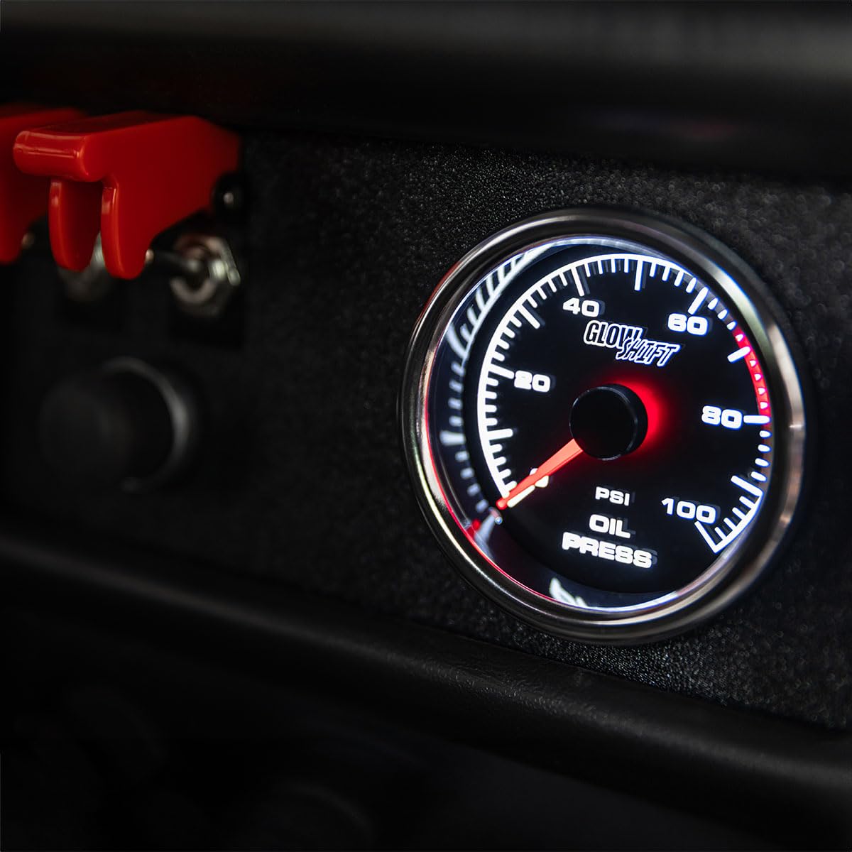 GlowShift 10 Color Digital Dual Pressure Gauge - Boost, Oil PSI - Foto 10