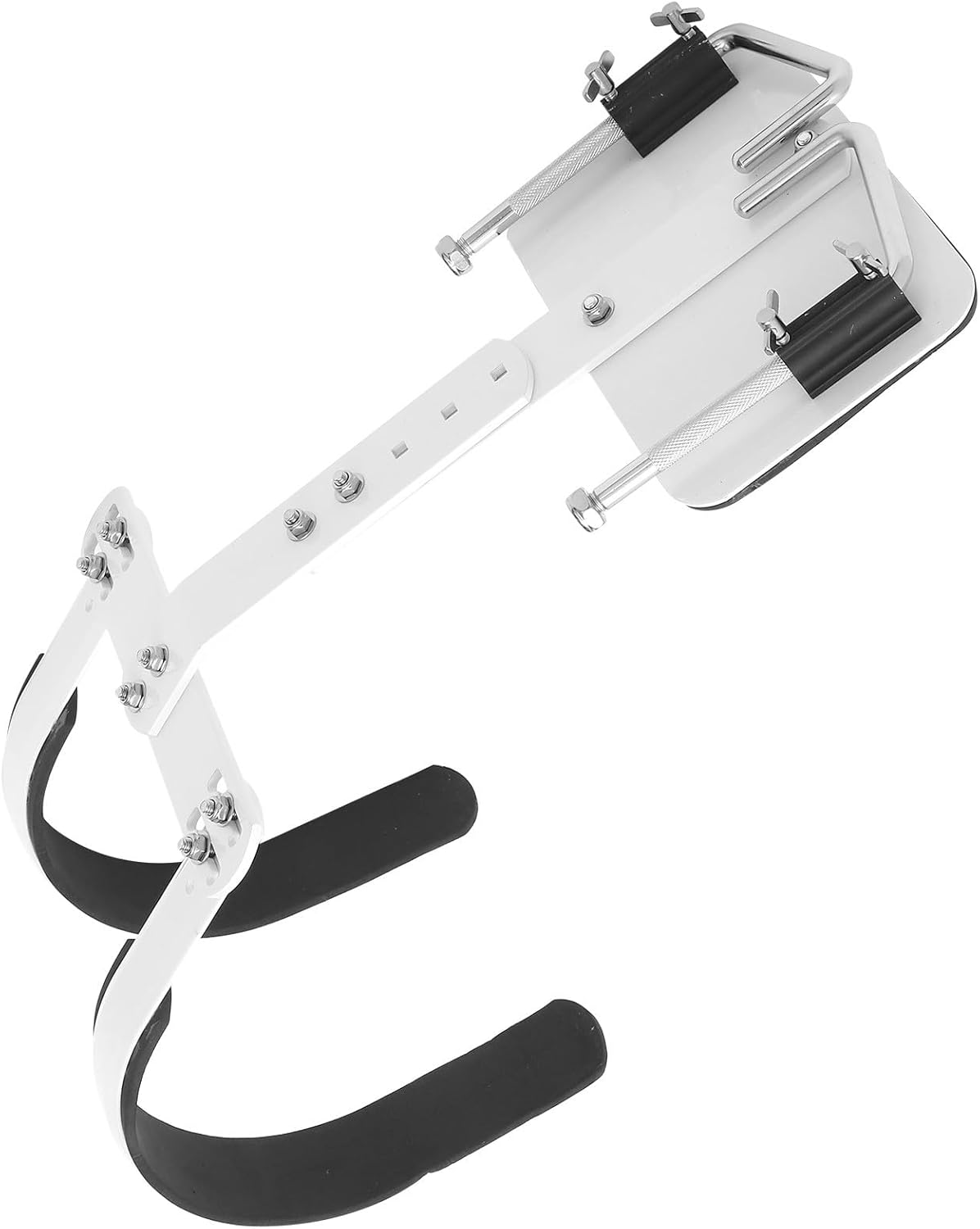 Adjustable Aluminum Snare Drum Back Frame with White Shoulder Strap Lightweight Portable Carrier for Marching Band Fit Support Accessory for Easy Setup and Comfortable Transport