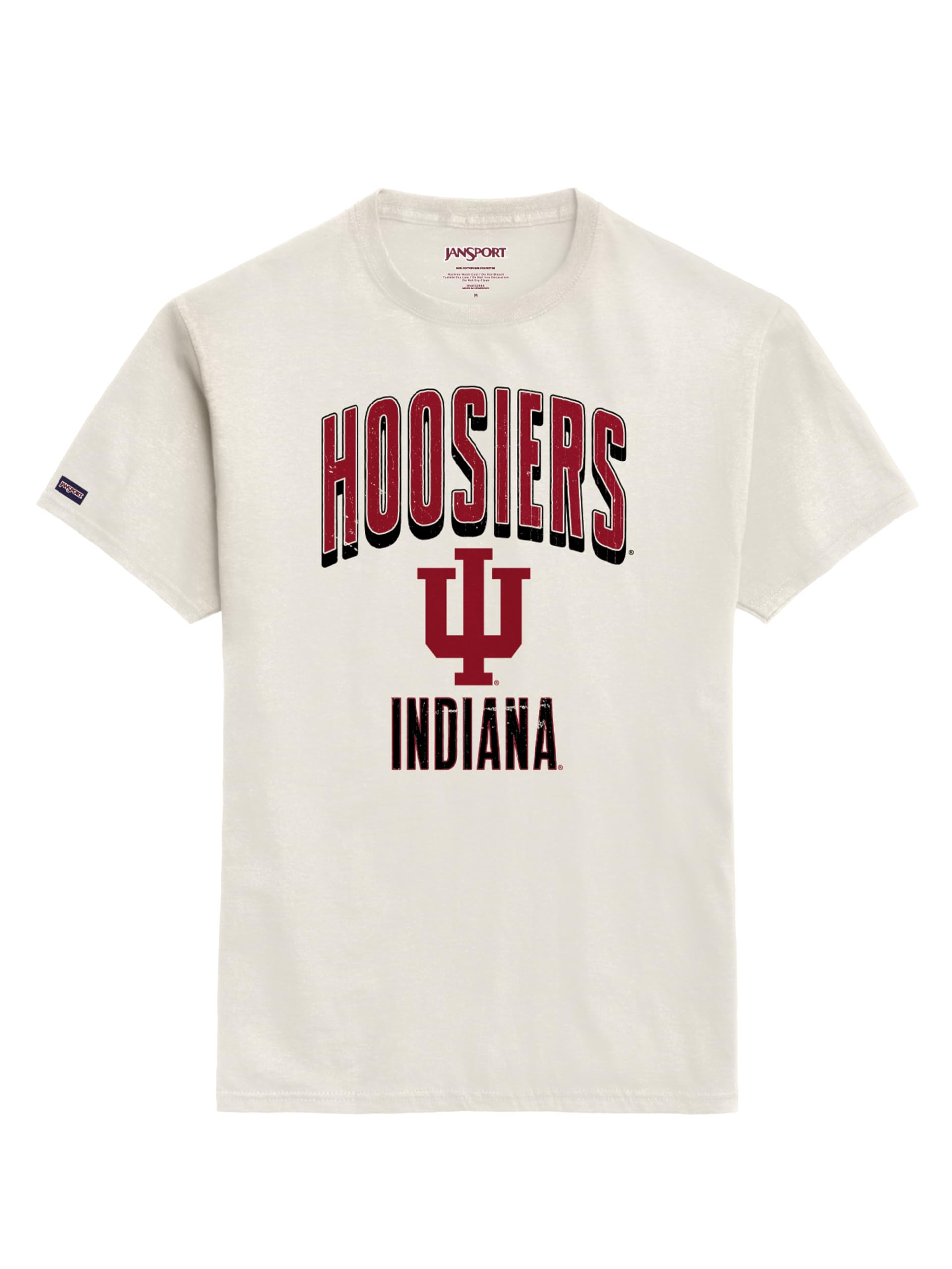 JanSport NCAA Officially Licensed Campus Short Sleeve T Shirt for Men, Soft &amp; Breathable Pre-Shrunk Cotton Crewneck T Shirt