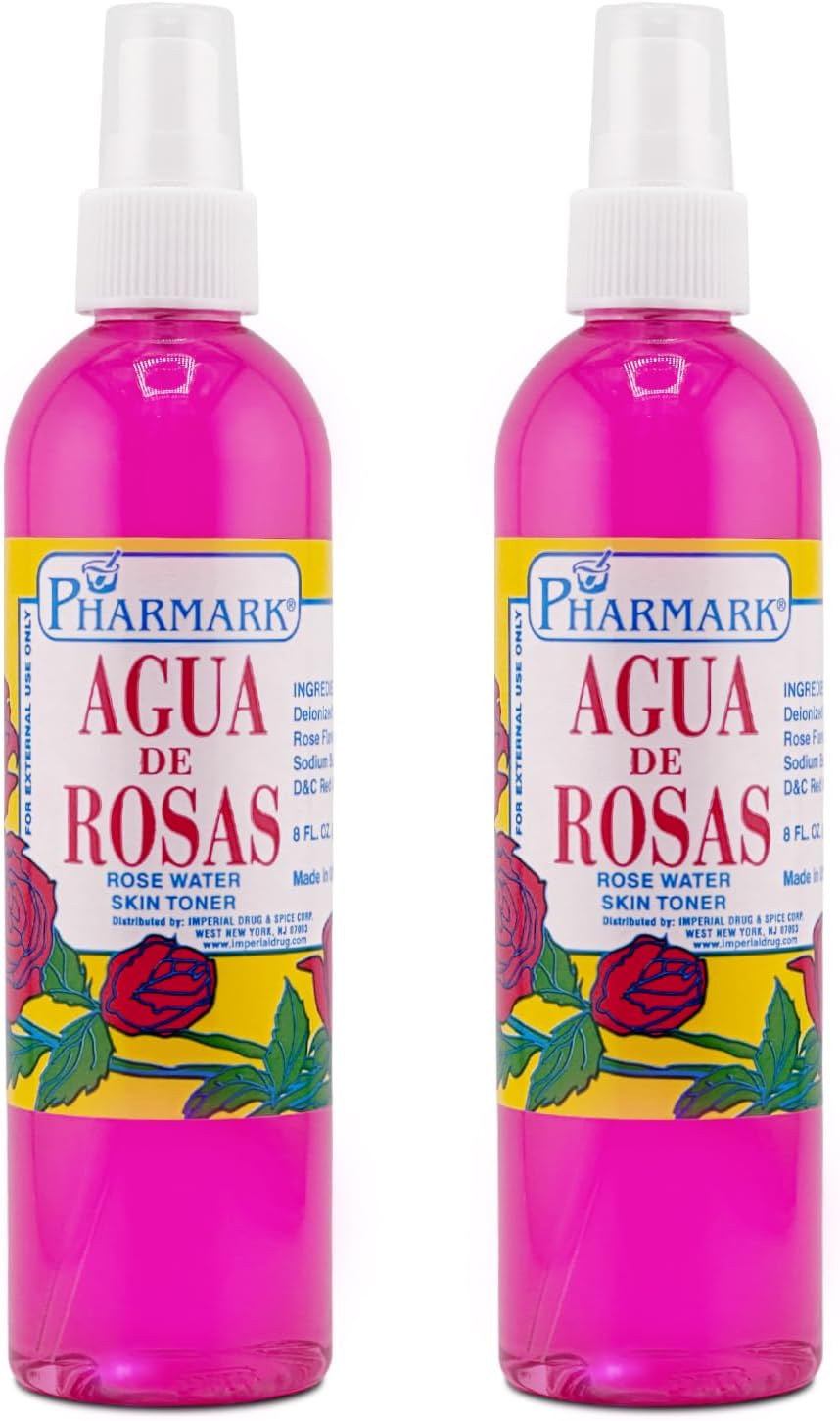 Agua De Rosas 4 Oz. Rose Water 2-PACK