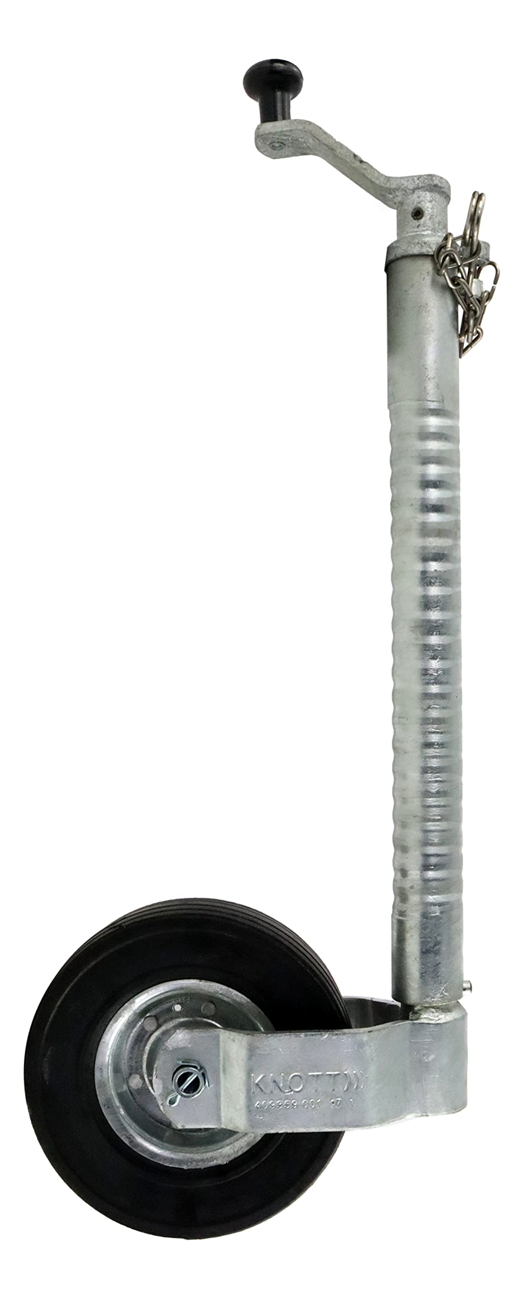 Knott koło podporowe, rurka żebrowana/żebrowana, z zabezpieczeniem przed poślizgiem, 48 mm, 200 kg, 220 x 70, przyczepa do przyczepy