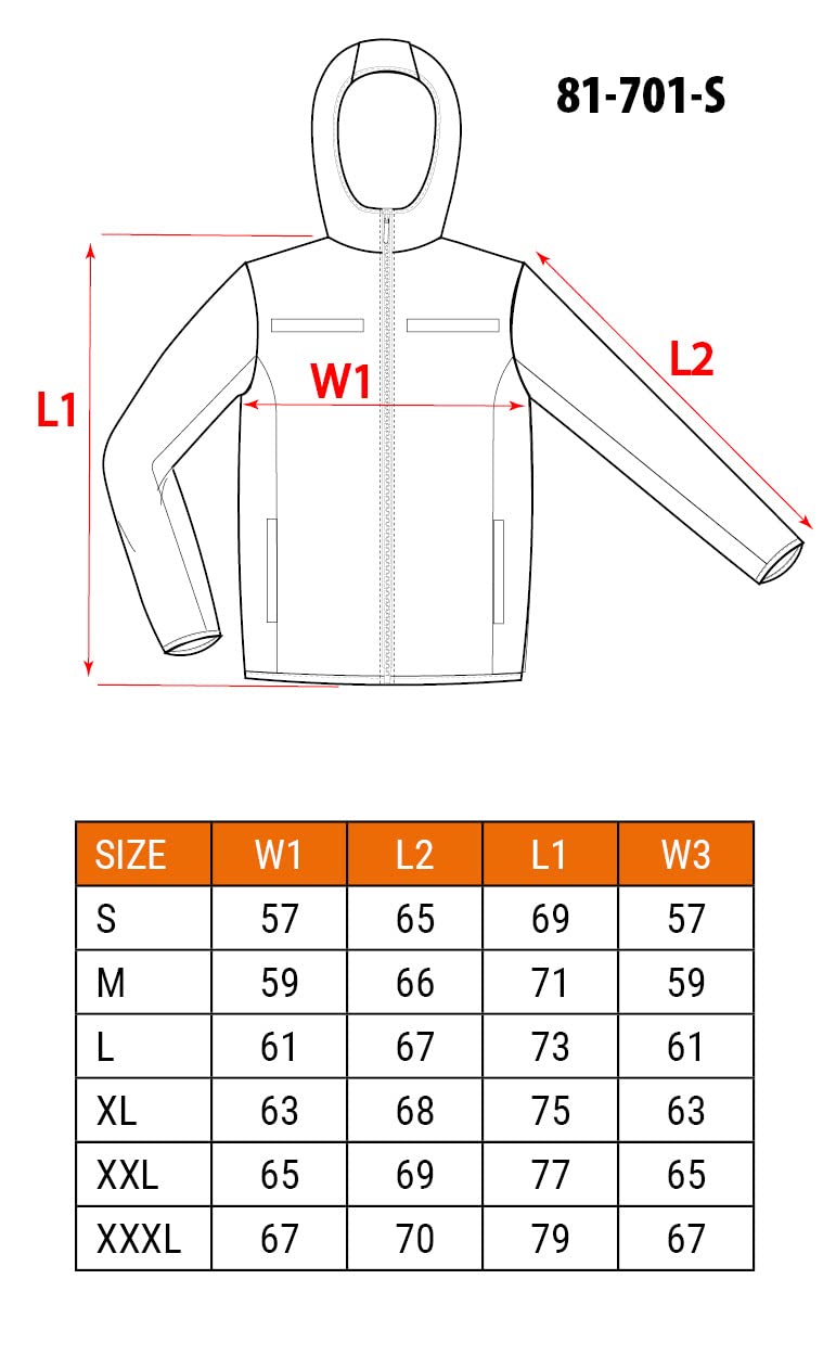 Giacca softshell invernale di sicurezza con strisce catarifrangenti, arancione / giallo fluo, Arancione