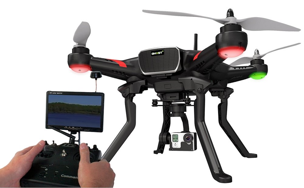 Thunder Tiger GHOST+ Quadrocopter RTF FPV ''FACTORY TEAM'' komplett montiert & Setup inkl. 3D-Gimbal READY für GoPro