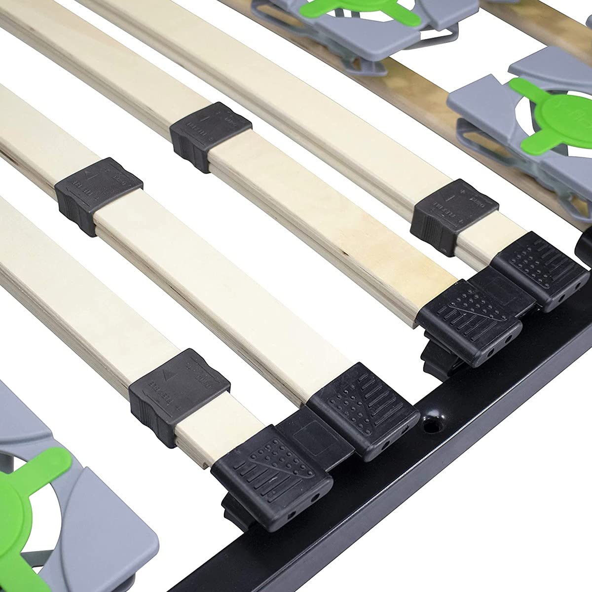 ERGO - Somier de láminas ergonómico con almohadillas de apoyo (80 x 200 cm)