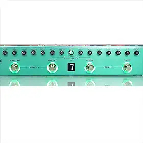 KINGSTER M-VAVE Pedal de Guitarra Multi-Efeitos Tank G, Effects pedaleira guitarra Reverb Delay MOD AMP Bateria lítio cuvave/mvave Recarregável, 36 Presets, 9 amp, 8 IR Cab Slots, 3 Simulação, Delay