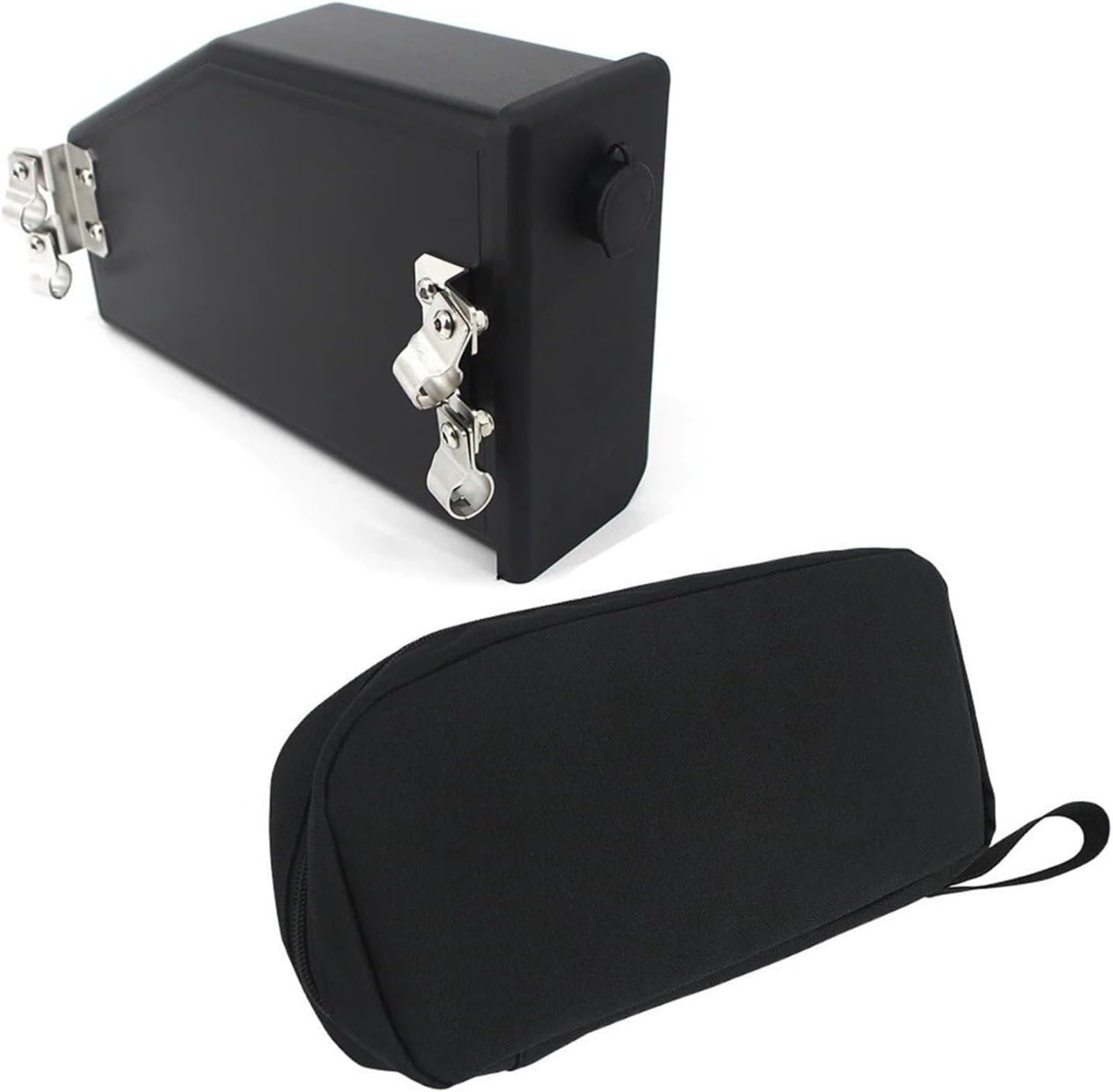 Generic Borsa Porta Attrezzi per Motocicletta, Cassetta degli Attrezzi Motocicletta, Borse Portaoggetti in Plastica, Adatta per Benelli, TRK, 502x, 552X, 702X