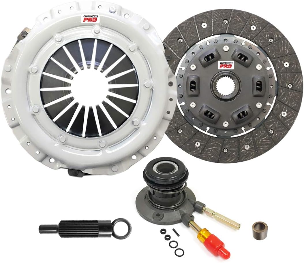 ClutchMaxPRO Heavy Duty OEM Clutch Kit with Slave Cylinder Compatible with 1996 1997 1998 1999 2000 2001 Chevrolet S-10 GMC Sonoma 1996-2000 Isuzu Hombre 2.2L (CP04155HDWS-CK)