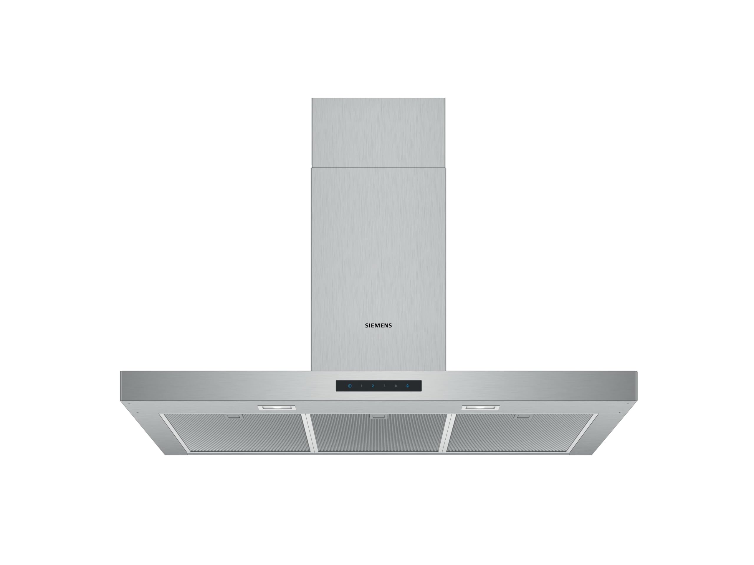 Siemens LC96BBM50 Dunstabzugshaube, Wandhaube, 90 cm, Metall-Fettfilter, Elektronische Steuerung, Edelstahl