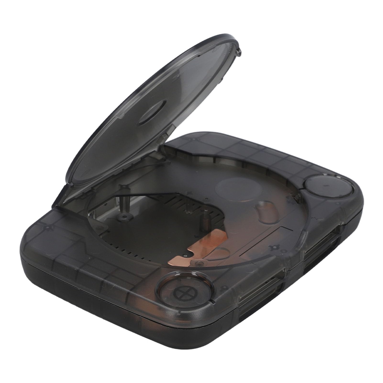 Custodia per Console per PS1, Custodia di Ricambio per Console retrò Traslucida Leggera, Custodia Traslucida per SCPH 001 SCPH 101 SCPH 102 (Nero Trasparente)
