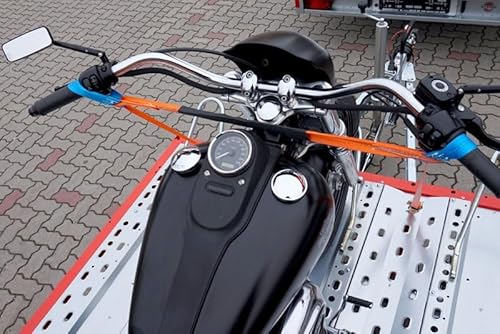Zurrschlaufen 2000kg Spanngurte Schlaufe, 6 Kurze zurrschlaufen Motorrad(450 * 38mm), Spanngurte für Auto Motorrad Camping Klettern Aufhängung Ladungssicherung Zurrgurt Transport